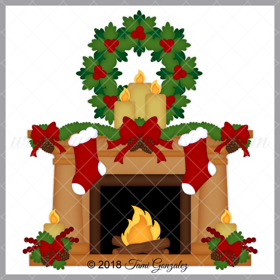 Christmas Fireplace