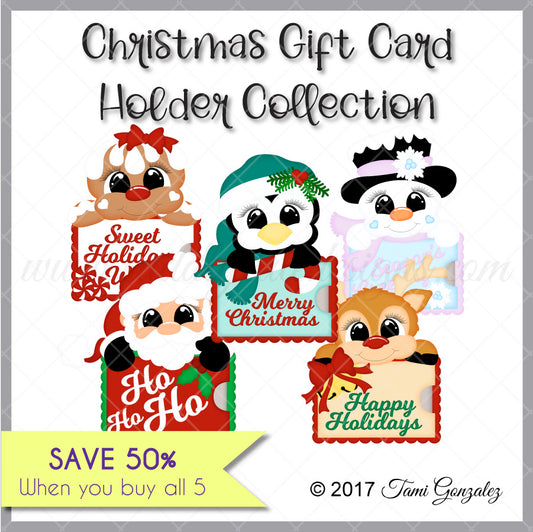 Christmas Gift Card Holder Collection