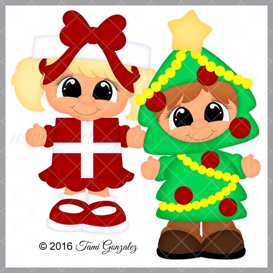 Christmas Play - Present & Tree