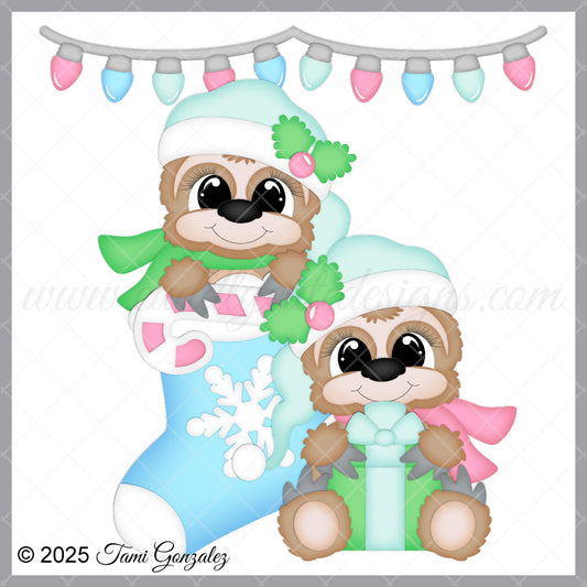Christmas Sloths