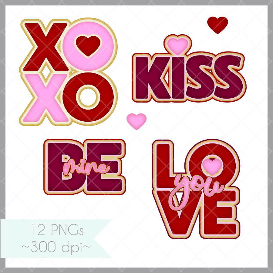 Cupcake Toppers - Valentine