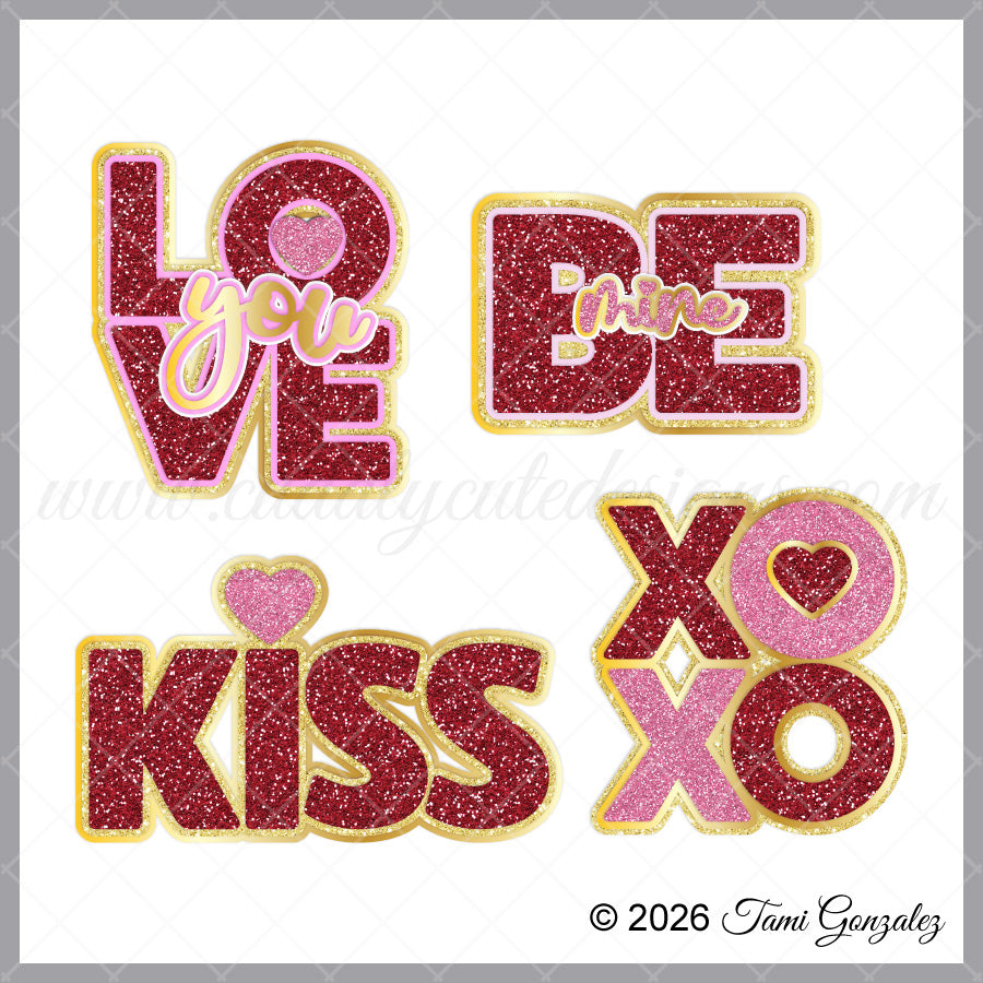 Cupcake Toppers - Valentine