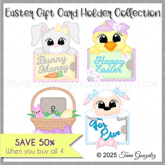 Easter Gift Card Holder Collection