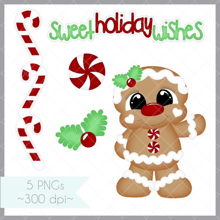 Edgie Card - Gingerbread
