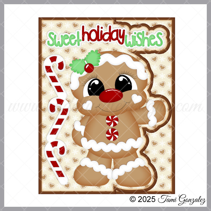 Edgie Card - Gingerbread