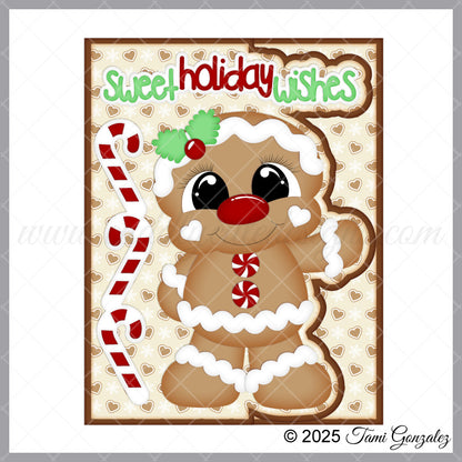 Edgie Card - Gingerbread