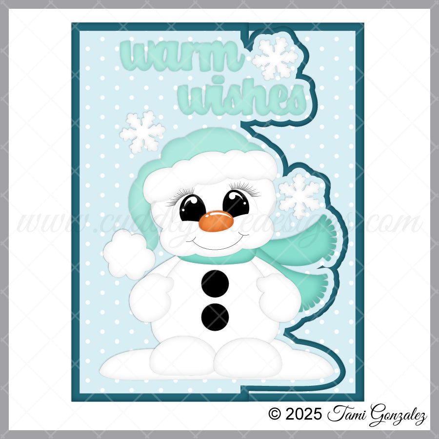 Edgie Card - Snowman