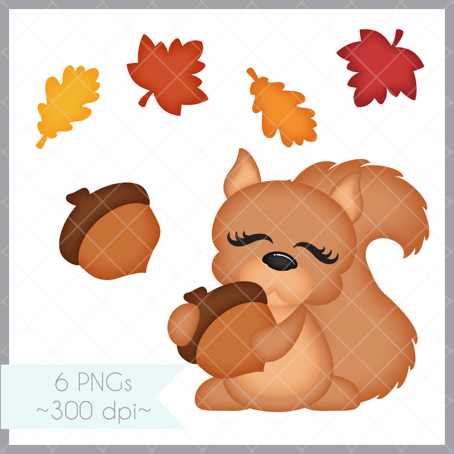 Edgie Card - Squirrel