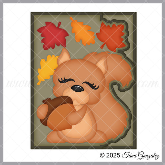 Edgie Card - Squirrel