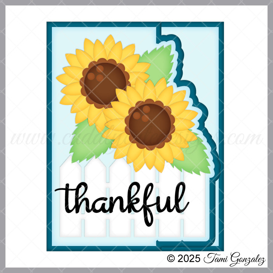 Edgie Card - Sunflower
