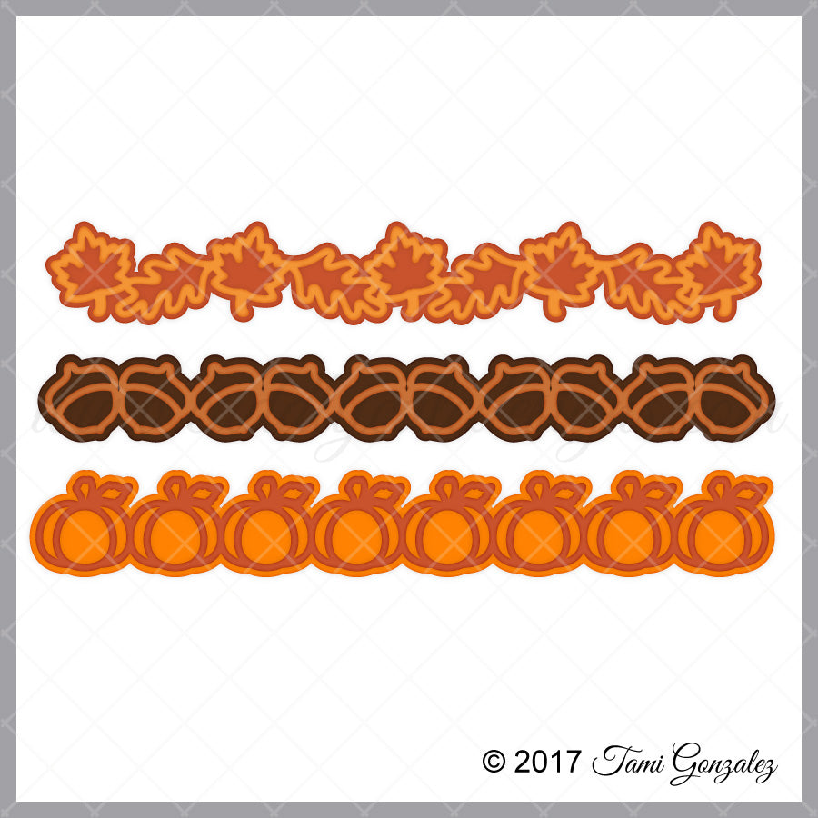 Fall Borders – Cuddly Cute Designs