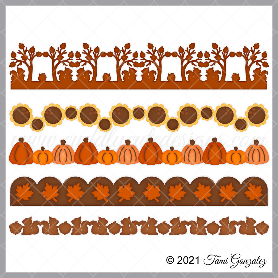 Fall Landscape Borders