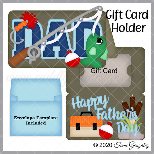 Fishing Dad Gift Card Holder