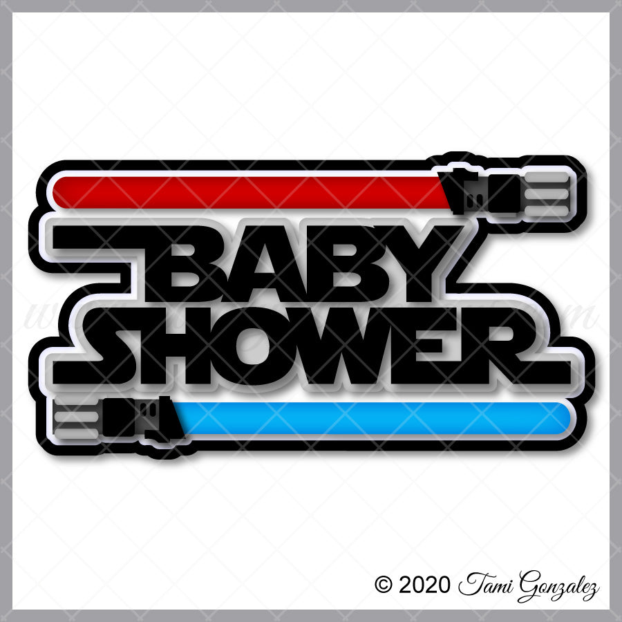Galactic Baby Shower Title