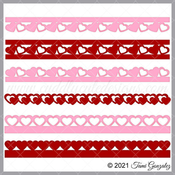 Heart Borders – Cuddly Cute Designs