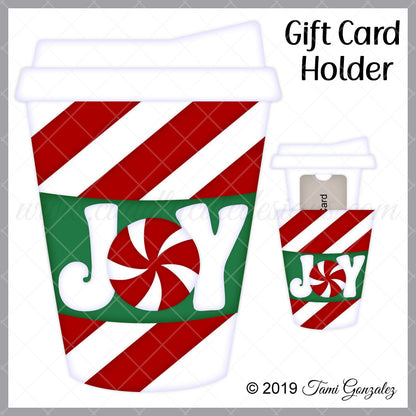 Holiday Coffee Gift Card Holder Bundle