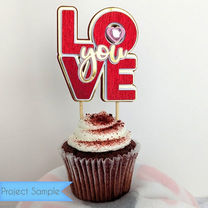 Cupcake Toppers - Valentine