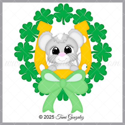 Lucky Mouse Wreath