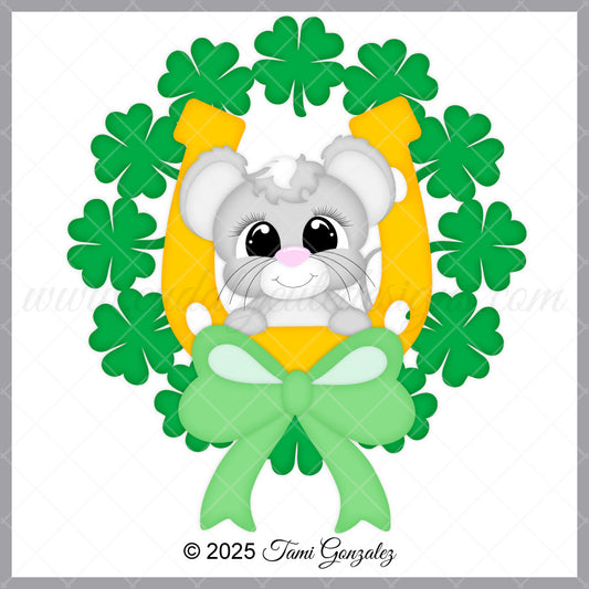 Lucky Mouse Wreath
