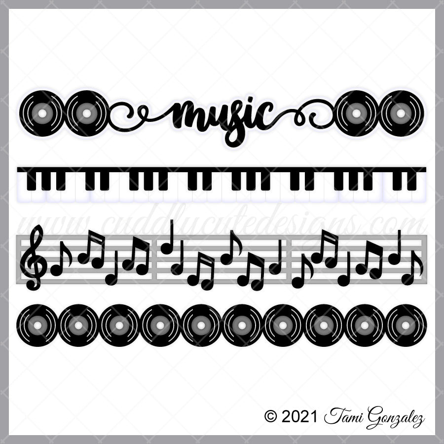 Music Borders – Cuddly Cute Designs