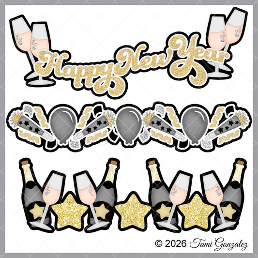 New Year Borders
