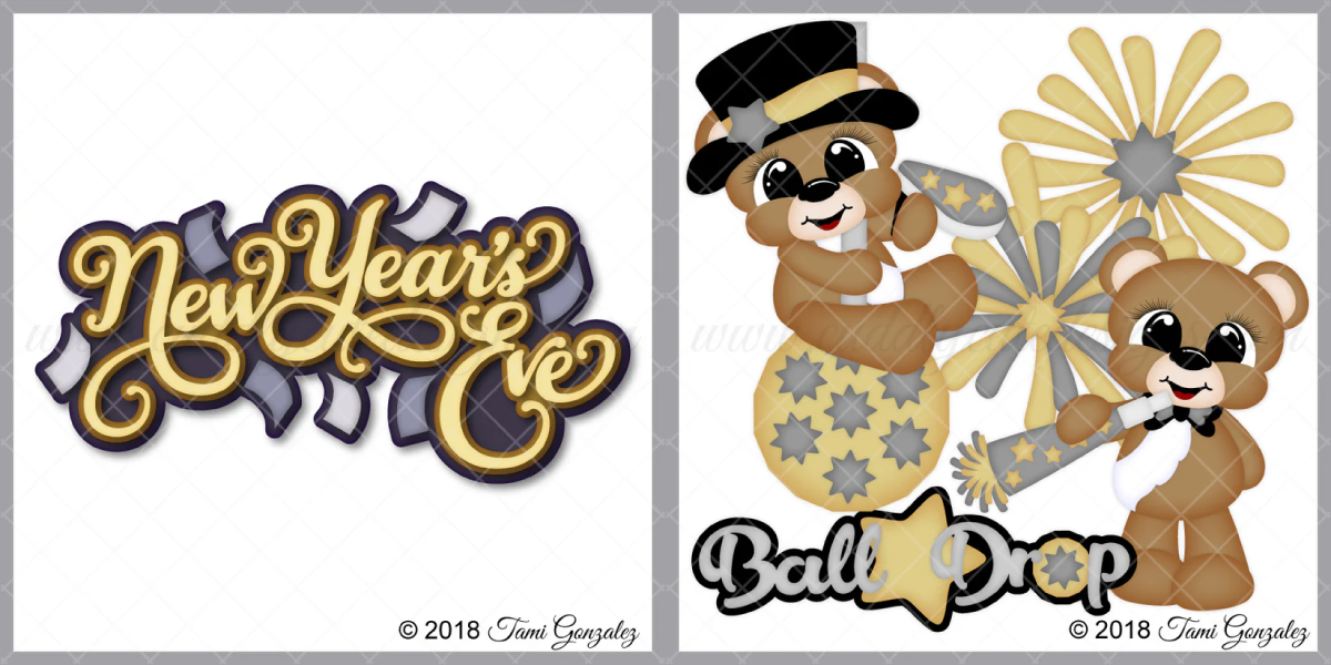 New Year's Eve Layout