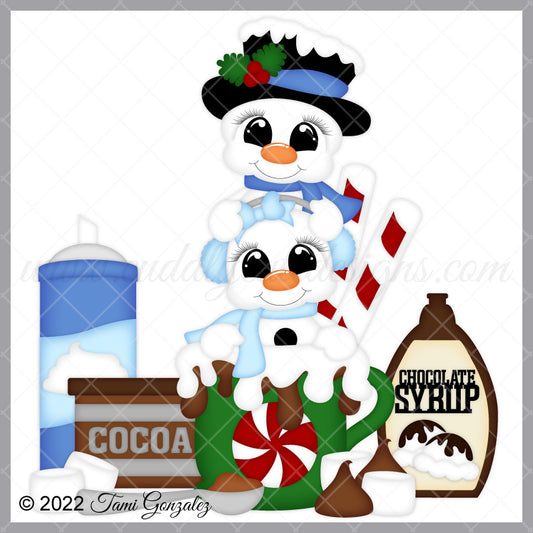 Peek a Boo Snowmen