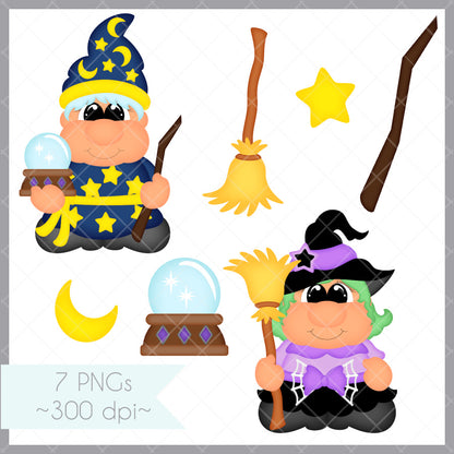 Pudgies - Witch & Wizard