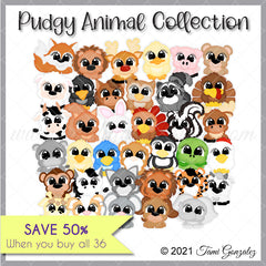 Pudgy Animal Collection