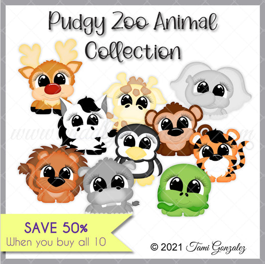 Pudgy Zoo Animal Collection