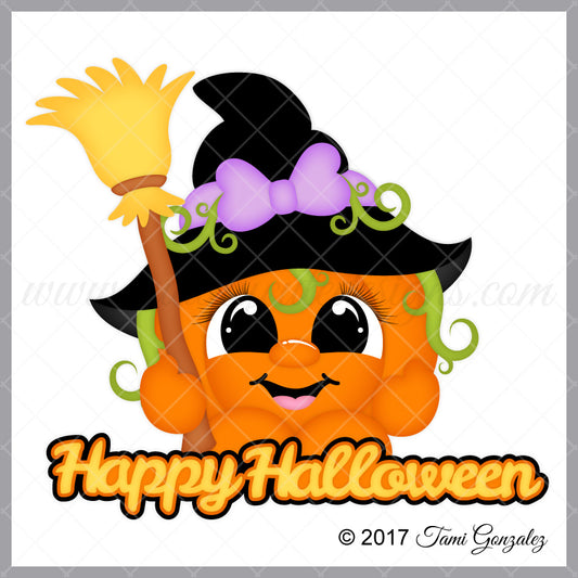 Pumpkin Witch Cutie