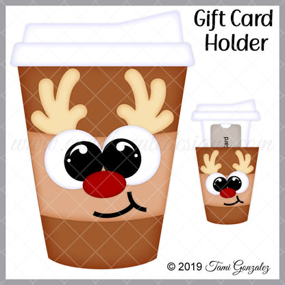 Holiday Coffee Gift Card Holder Bundle