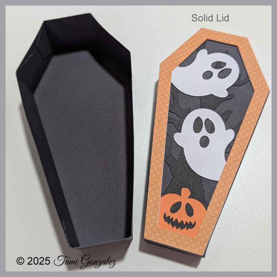 Scary Ghosts Coffin Box