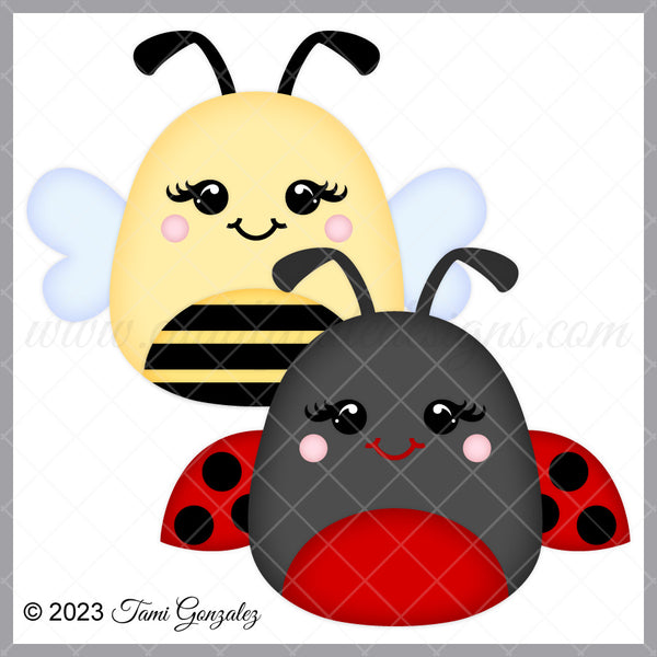 Squishables - Bee & Ladybug – Cuddly Cute Designs