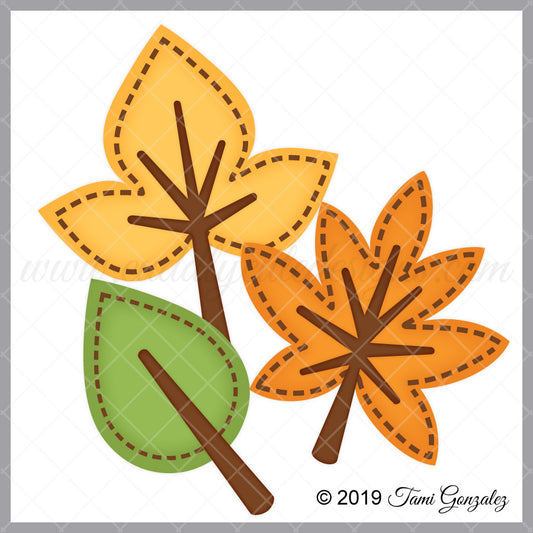 Stitched Leaves