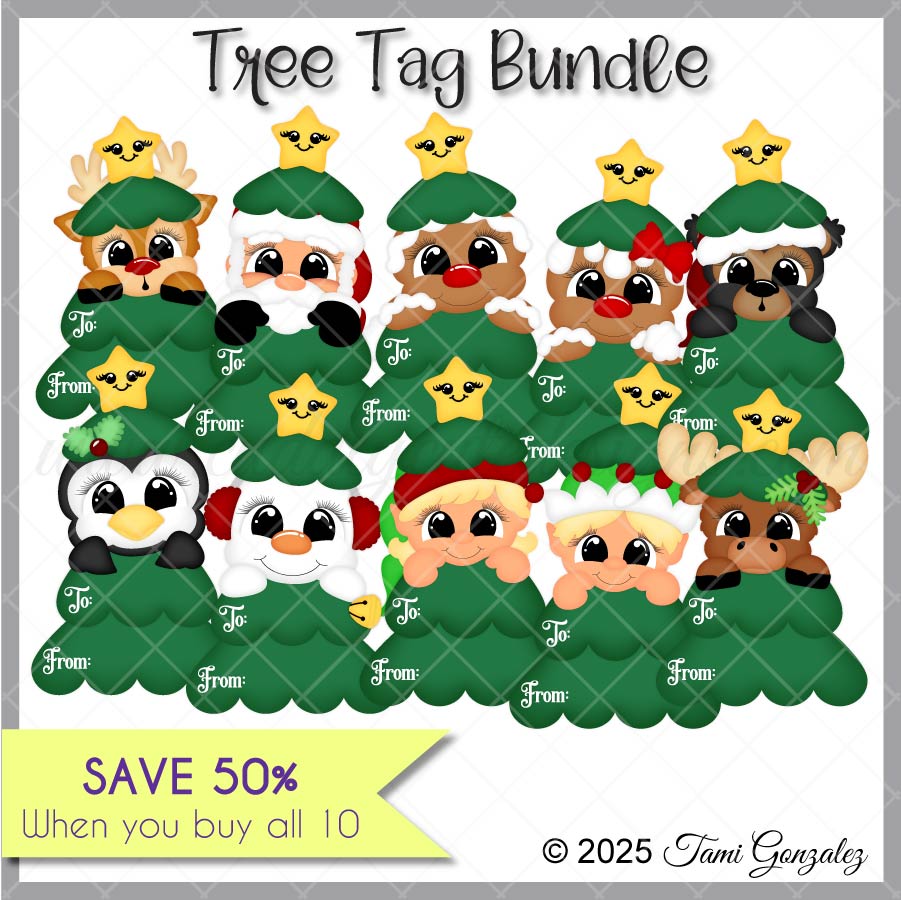 Tree Tag Bundle – Cuddly Cute Designs