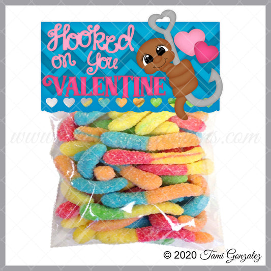 VDay Worm Bag Topper