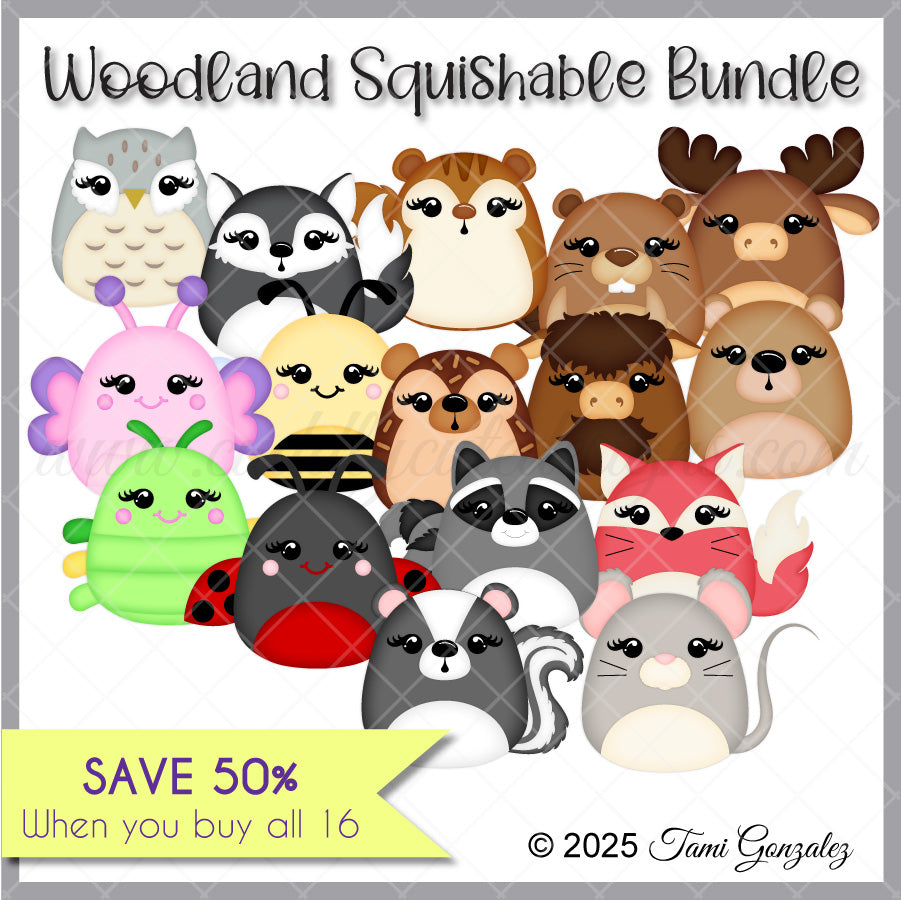 Woodland Squishable Bundle