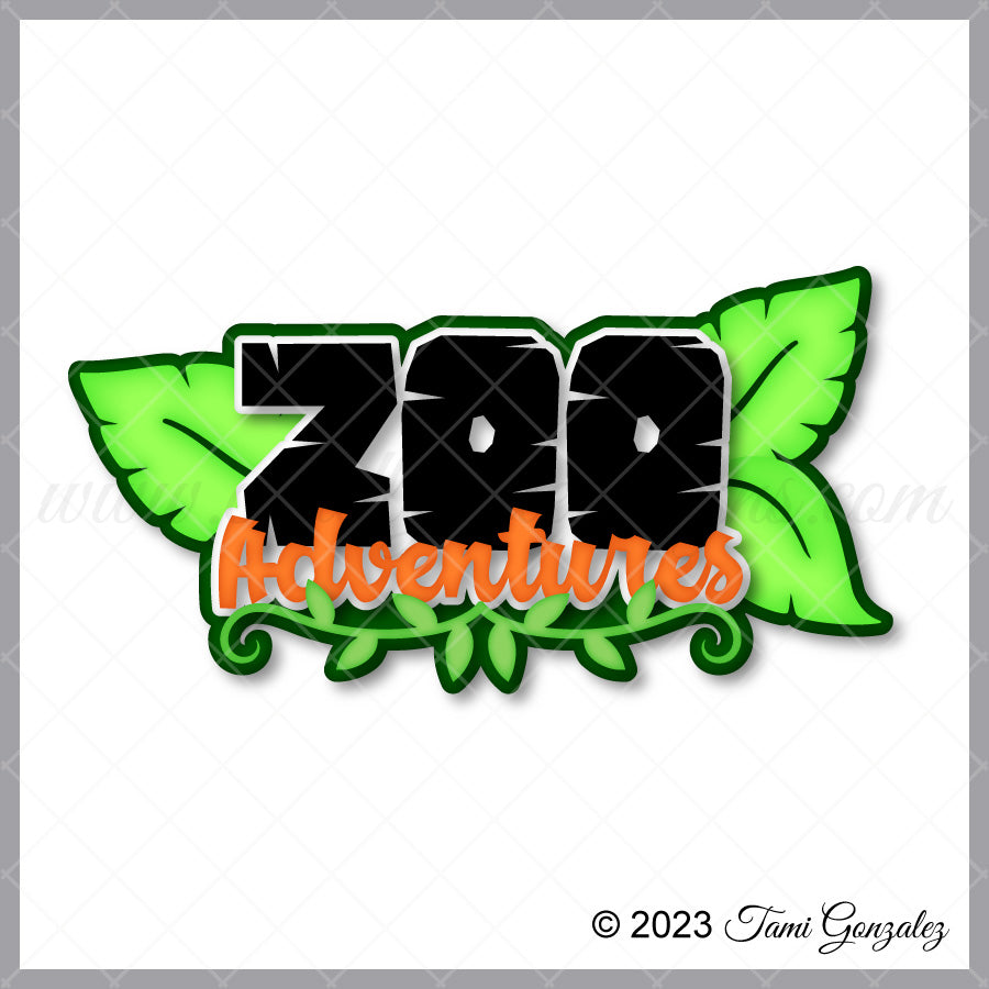 Zoo Adventures Title – Cuddly Cute Designs
